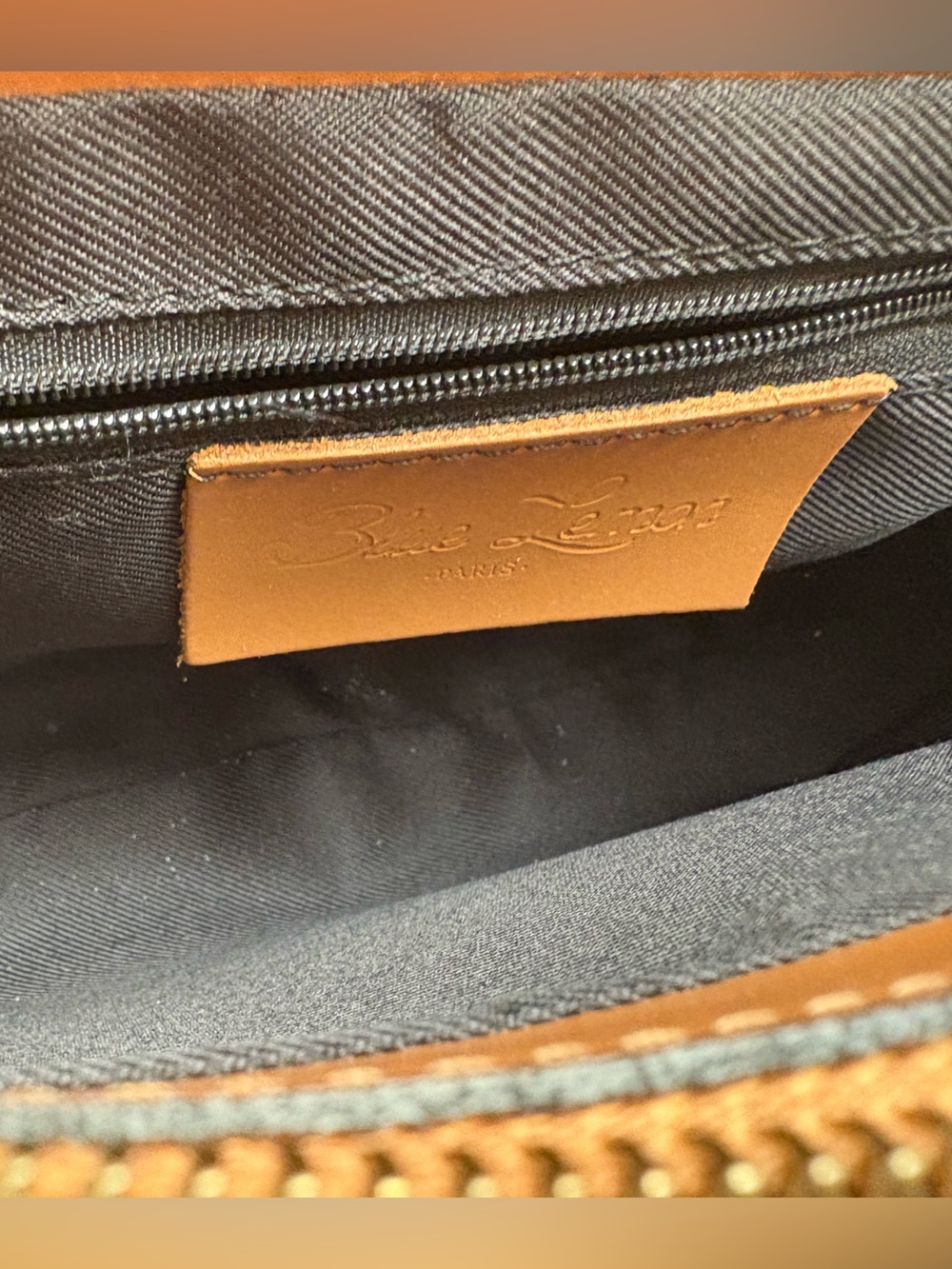 Rita Bag in Camel color from BLUE LEMON 🍋PARIS - Picture 6 of 8